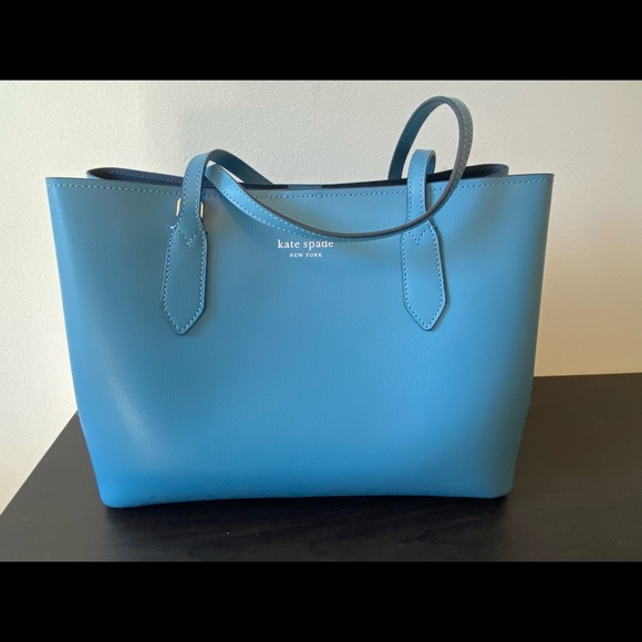 Kate Spade Aqua Tote Purse Perfect for Summer! - Picture 1 of 8